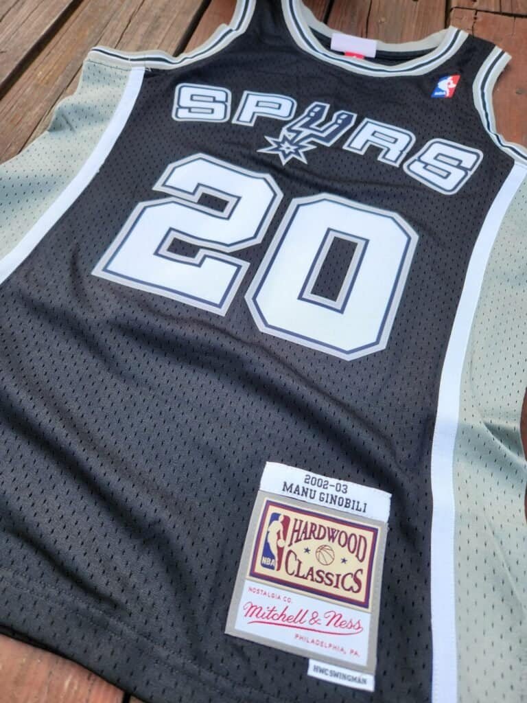 Nba Spurs Mitchell & Ness Black