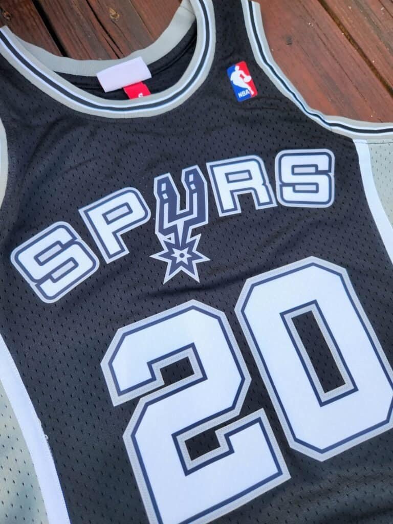 Nba Spurs Mitchell & Ness Black