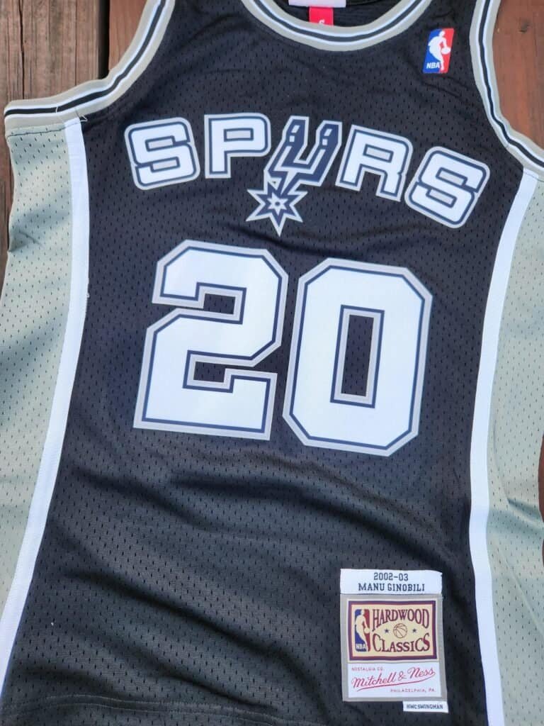 Nba Spurs Mitchell & Ness Black