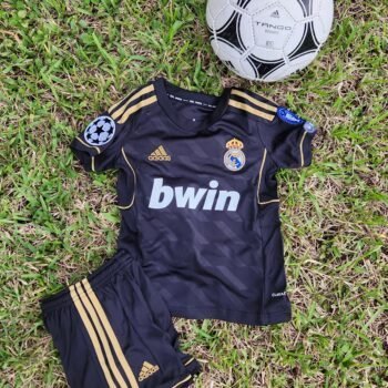 Kids Real Madrid Away Retro 11/12