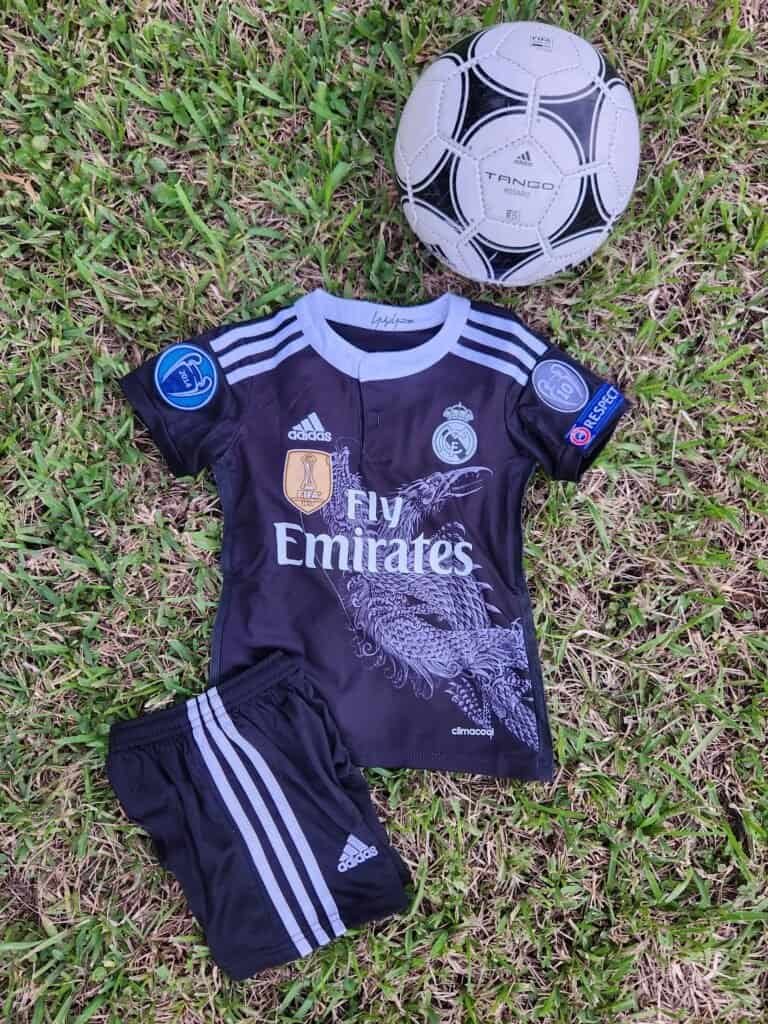 Kids Real Madrid 3Rd Kit Retro 14/15