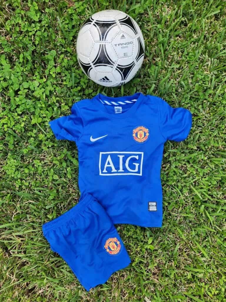 Kids Manchester United 3rd Kit Retro 08/09