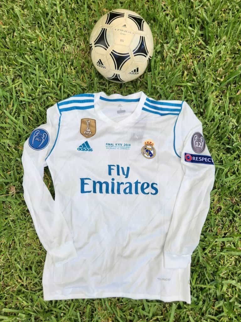 Real Madrid Home Retro 17/18 Long Sleeves