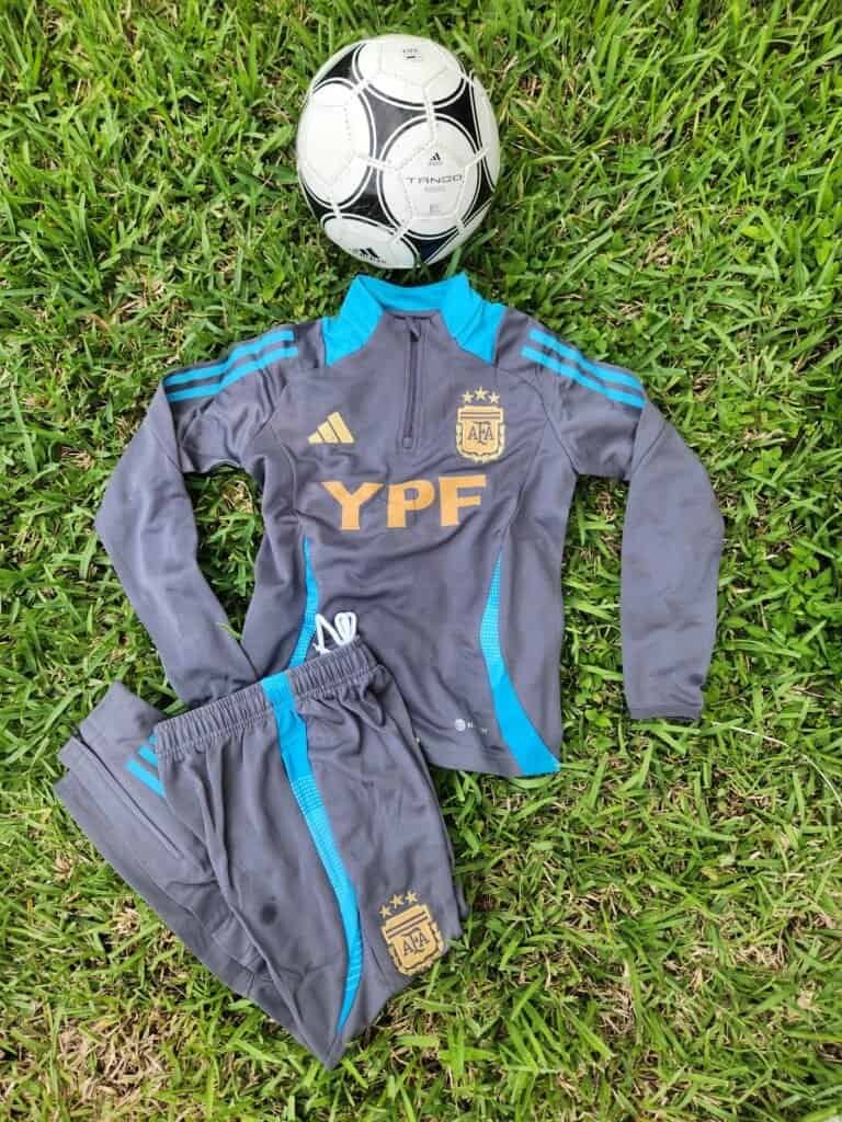 Kids Argentina Tracksuit Grey 23/24