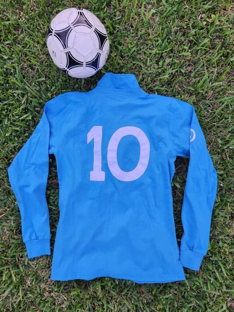 Napoli Home 87/88 Long Sleeves Cotton