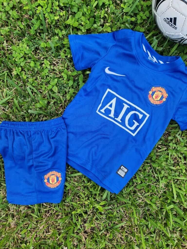 Kids Manchester United 3rd Kit Retro 08/09