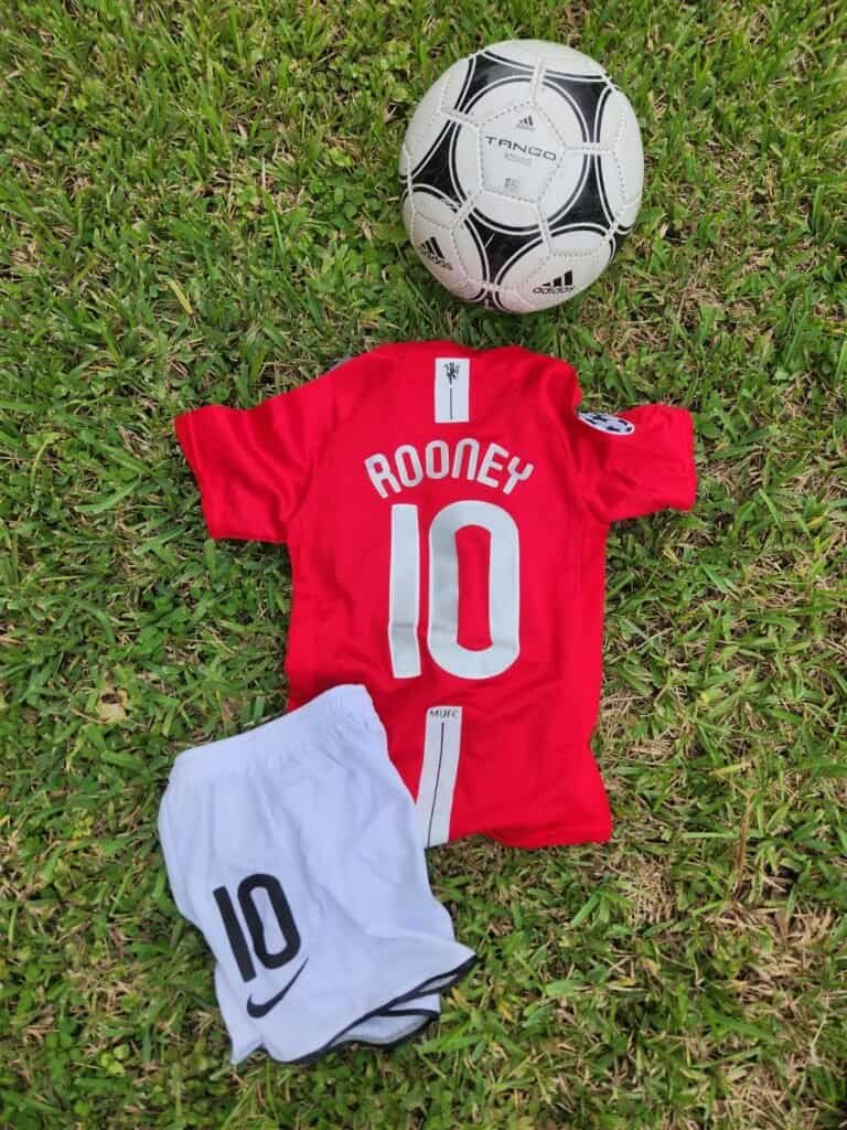 Kids Manchester United Home Retro 08/09