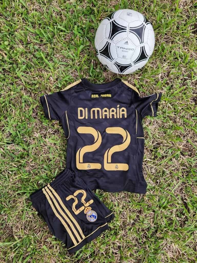 Kids Real Madrid Away Retro 11/12