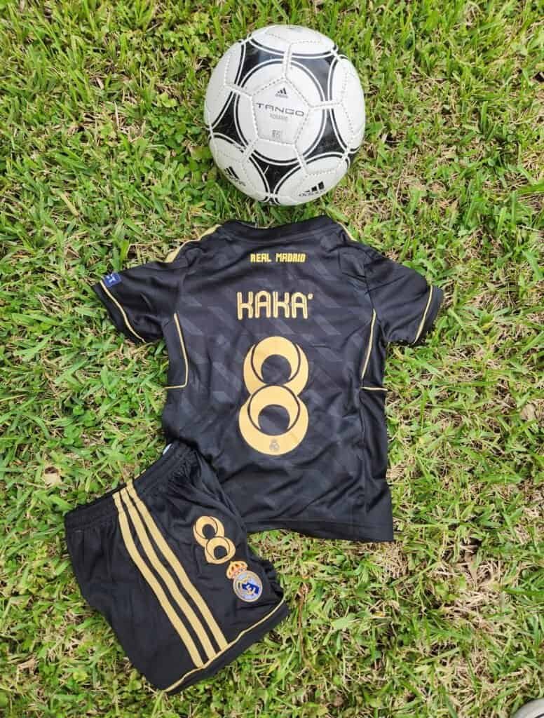 Kids Real Madrid Away Retro 11/12