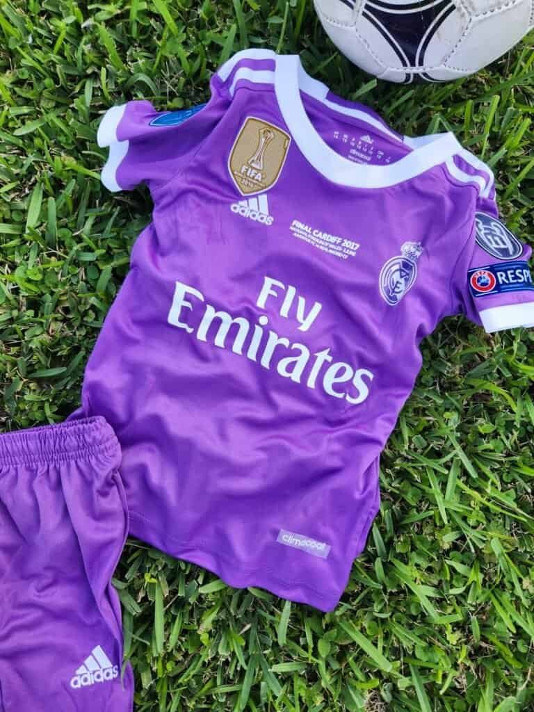 Kids Real Madrid Retro Away 16/17