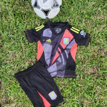 Kids Aston Villa Goalie Home 24/25