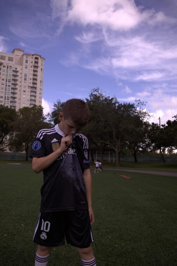 Kids Real Madrid 3Rd Kit Retro 14/15