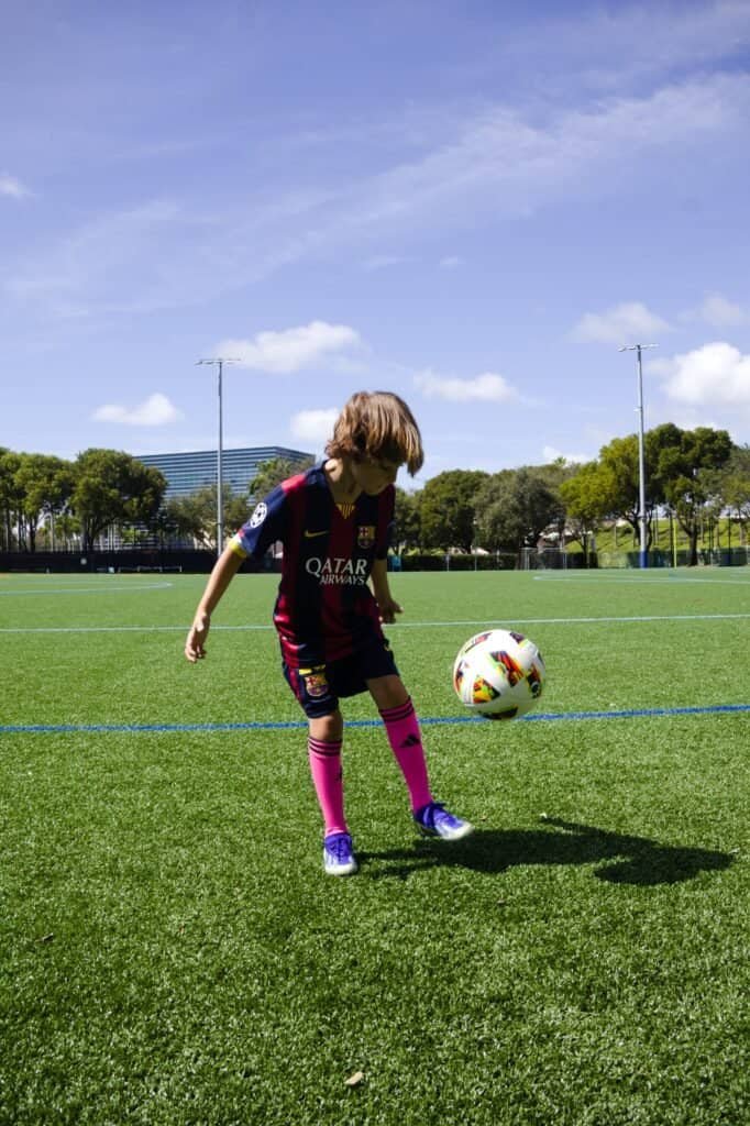 Kids Barcelona Home Retro 14/15