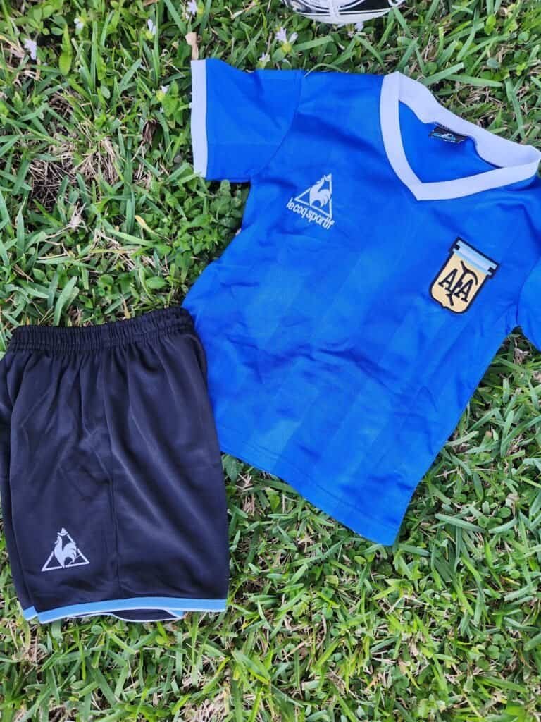 Kids Argentina Away Retro 86'