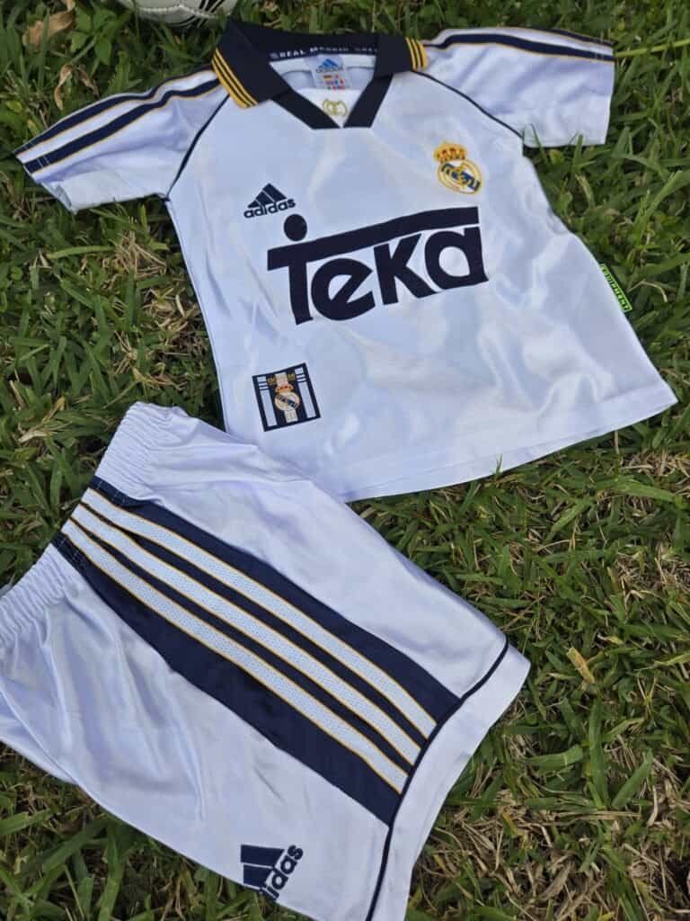 Kids Real Madrid Home Retro 99/00