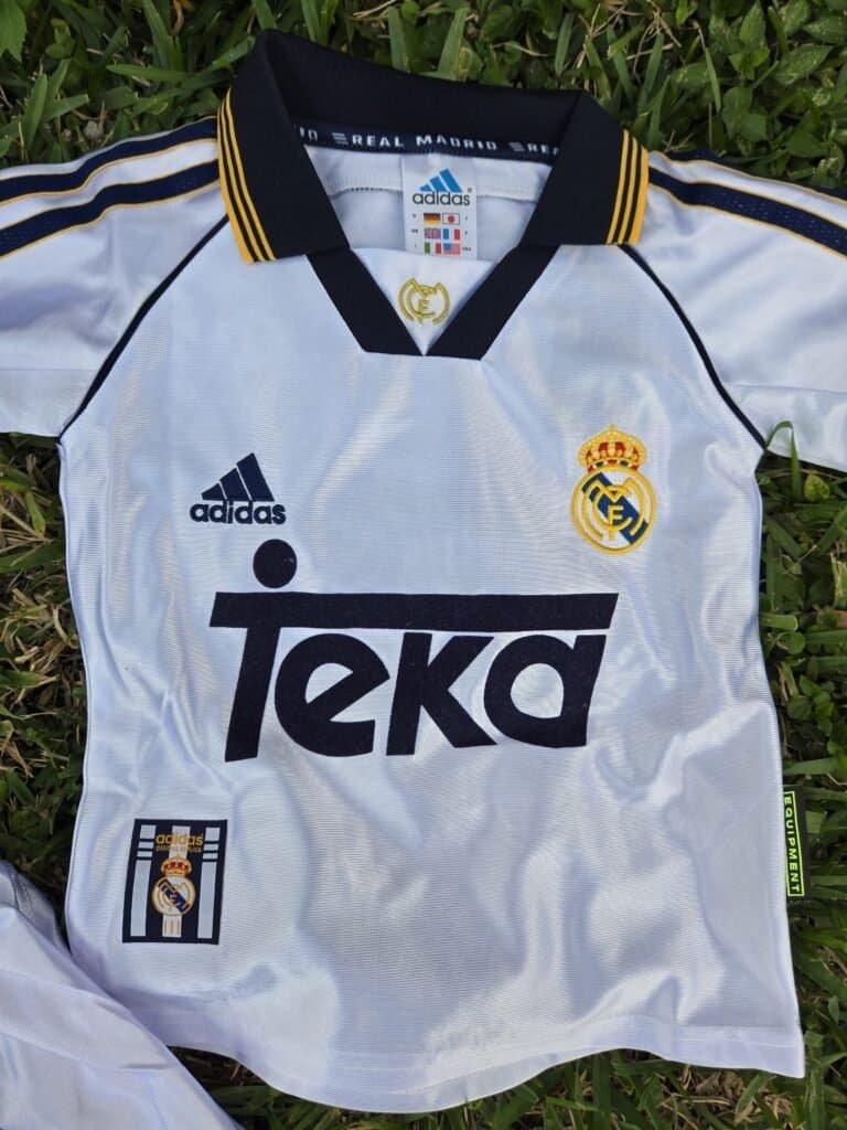 Kids Real Madrid Home Retro 99/00