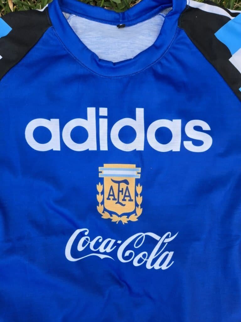 Argentina Training Jersey Retro 94' Blue