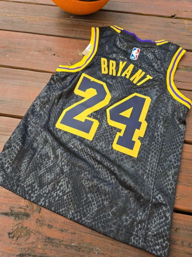Kids Nba Lakers Koby Black Mamba Day Jersey