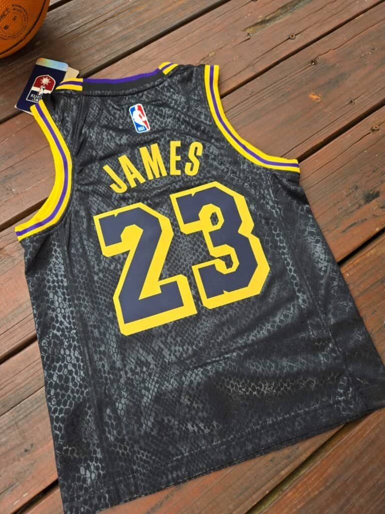 Kids Nba Lakers Koby Black Mamba Day Jersey