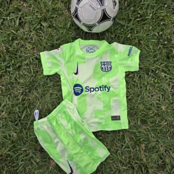 Kids Barcelona 3rd Kit 24/25