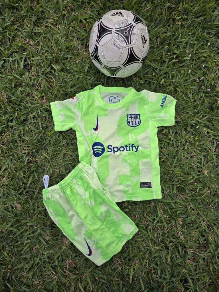 Kids Barcelona 3rd Kit 24/25