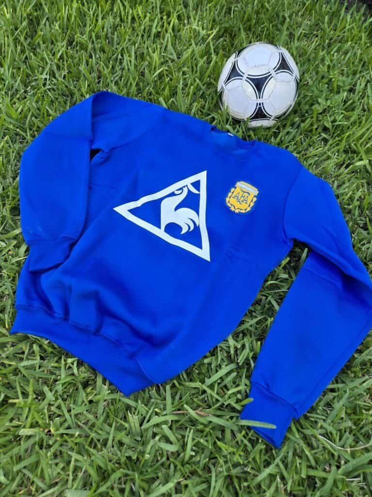 Argentina Sweater Lecoq Retro 90'S Blue