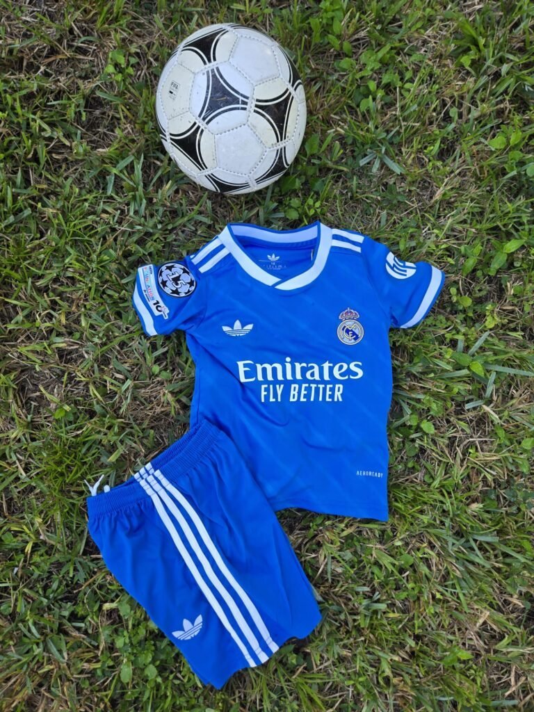 Kids Real Madrid 3rd Kit 25/26