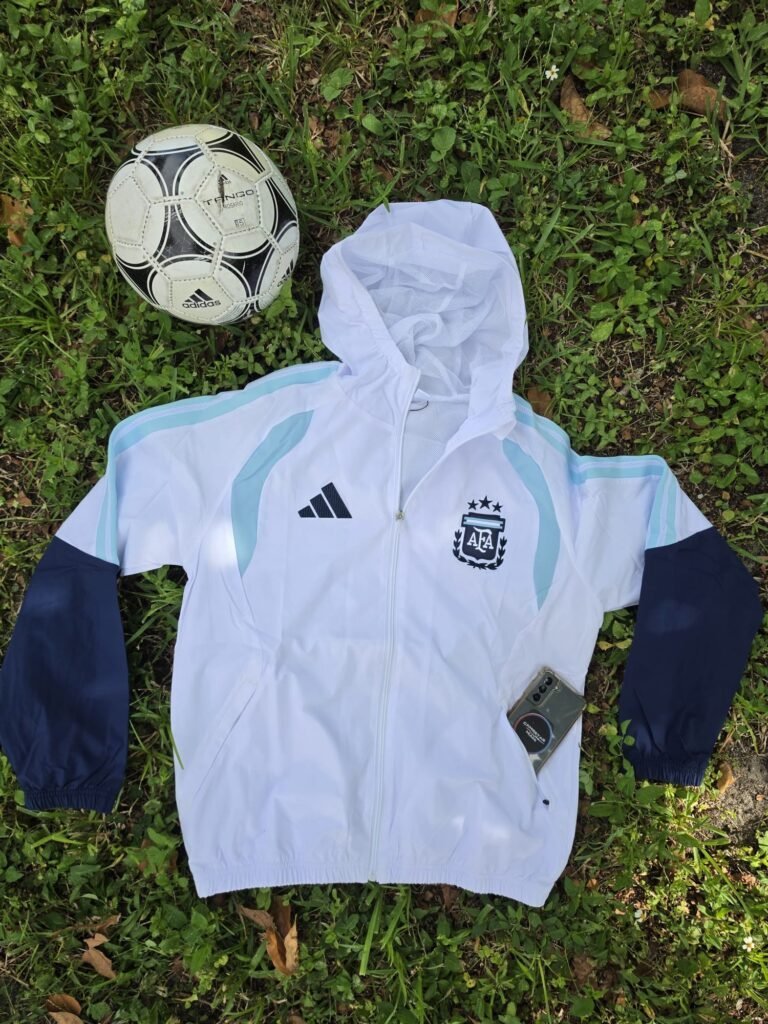 Argentina White Windbreaker 25/26