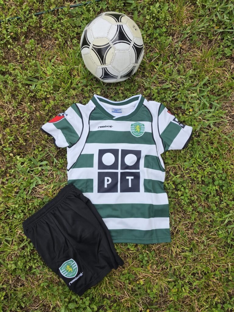 Kids Sporting Lisboa Home Retro 02'