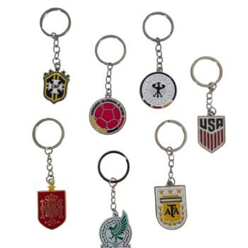 World Cup Team Crest Keychain