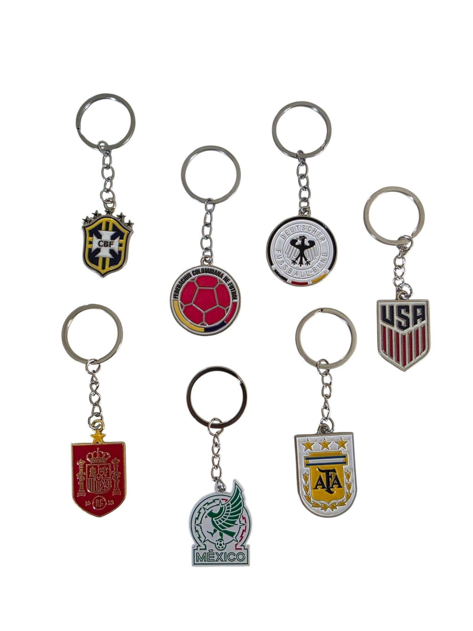 World Cup Team Crest Keychain