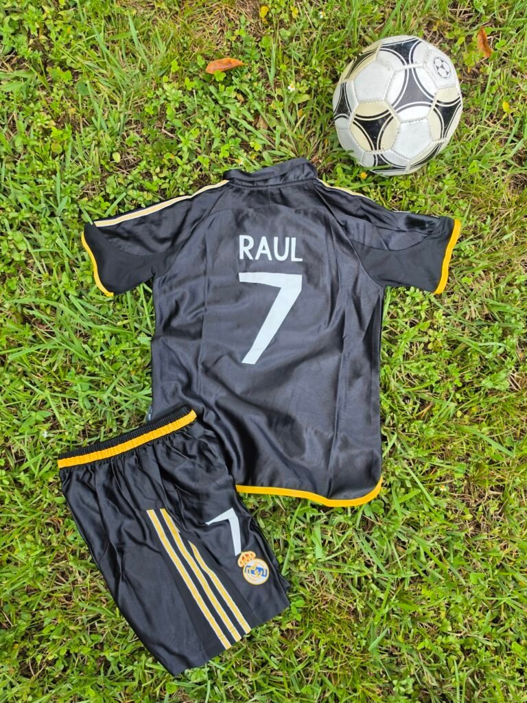 Kids Real Madrid Away Retro 99/00