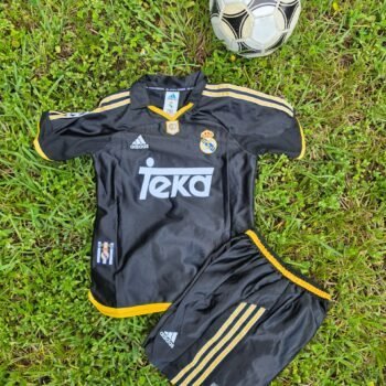Kids Real Madrid Away Retro 99/00