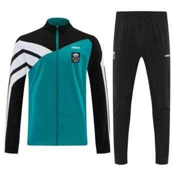 26/27 Liverpool Teal & Black Full Zipper Jacket Tracksuit + Long Pants
