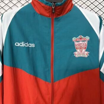 Retro 92/93 Liverpool Centenary Full Zipper Rain Jacket