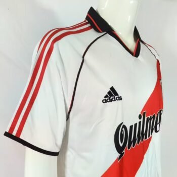 Retro 00/01 River Plate Home White Jersey
