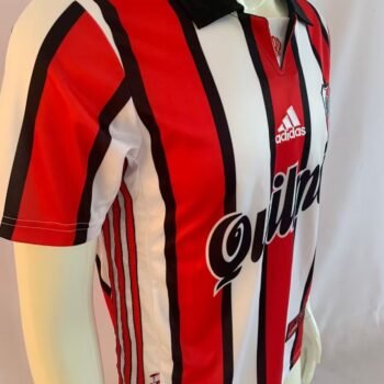 Retro 99/00 River Plate Third Red/White Stripes Jersey
