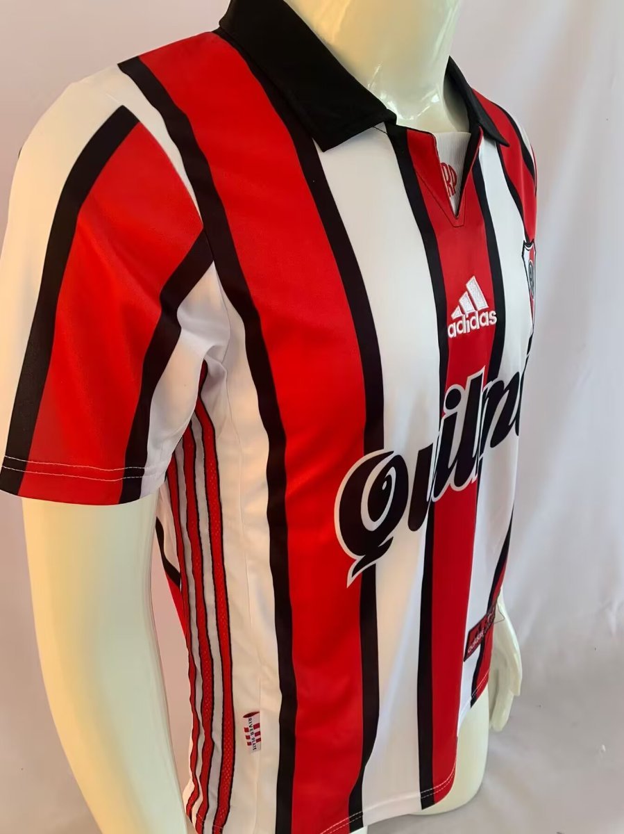 Retro 99/00 River Plate Third Red/White Stripes Jersey