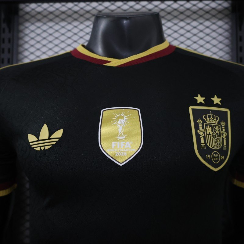 Player Version 2026 Spain Away Black Jersey