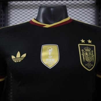 Player Version 2026 Spain Away Black Jersey