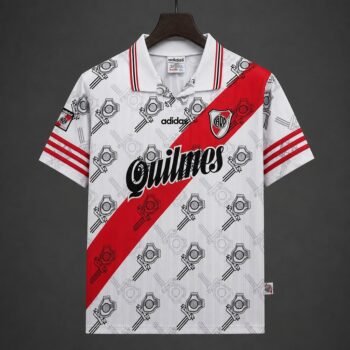 Retro 96/97 River Plate Home White Jersey