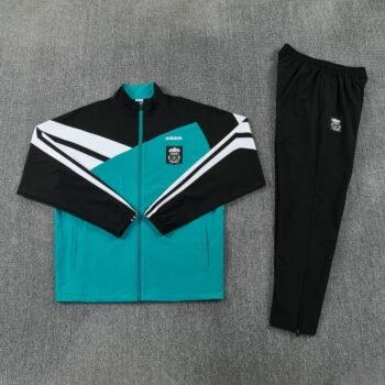 26/27 Liverpool Teal & Black Full Zipper Jacket Tracksuit + Long Pants