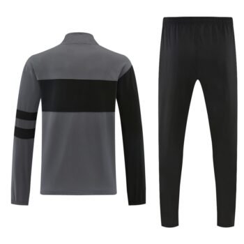 26/27 Inter Milan Grey & Black Full Zipper Jacket Tracksuit + Long Pants