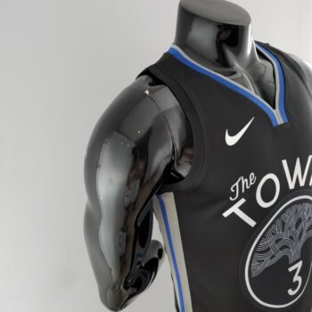 2020 POOLE#3 Warriors City Edition Black & Grey NBA Jersey