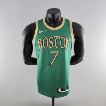 2020 BROWN#7 Boston Celtics City Edition Green NBA Jersey