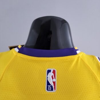 75th Anniversary IRVING #2 Los Angeles Lakers Yellow NBA Jersey