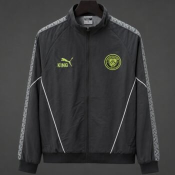 26/27 Manchester City x KING Dark Grey Windbreaker Jacket