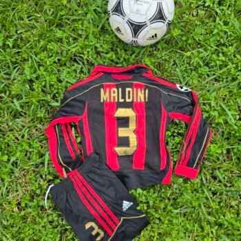 Kids Milan Home Retro 06/07 Long Sleeves - Image 2
