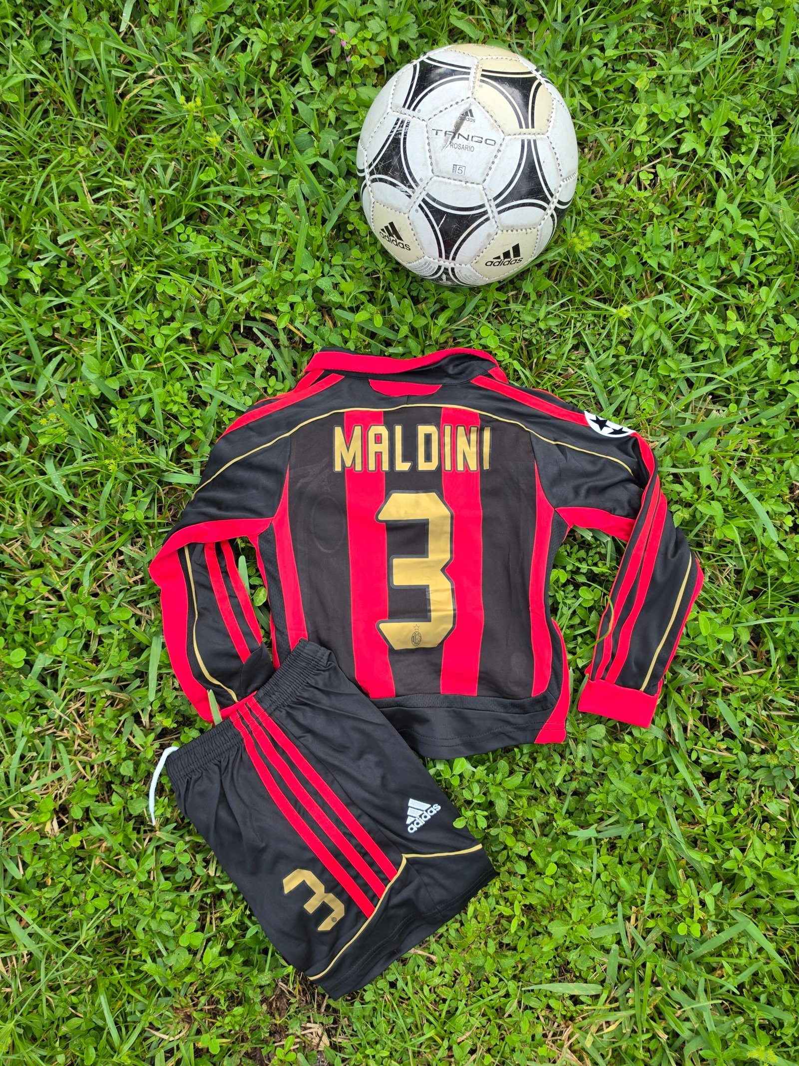 Kids Milan Home Retro 06/07 Long Sleeves - Image 2