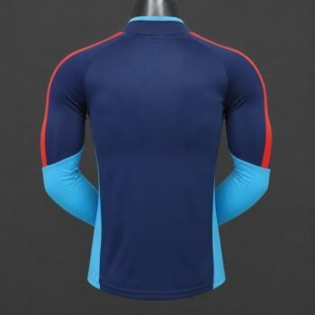 Player Version 2026 Spain Away Navy Blue Long Sleeve Jersey